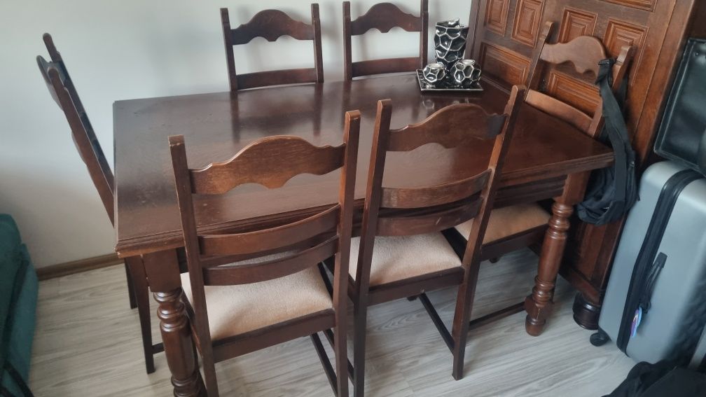Krzesla drewniane 6sztuk
