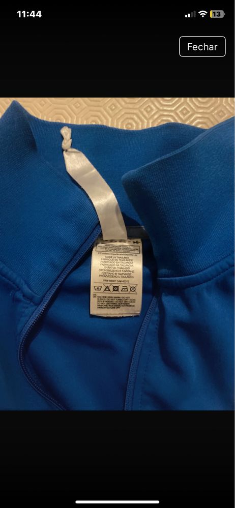 Casaco Adidas Real Madrid 2023 Azul (Raro - Tamanho M)