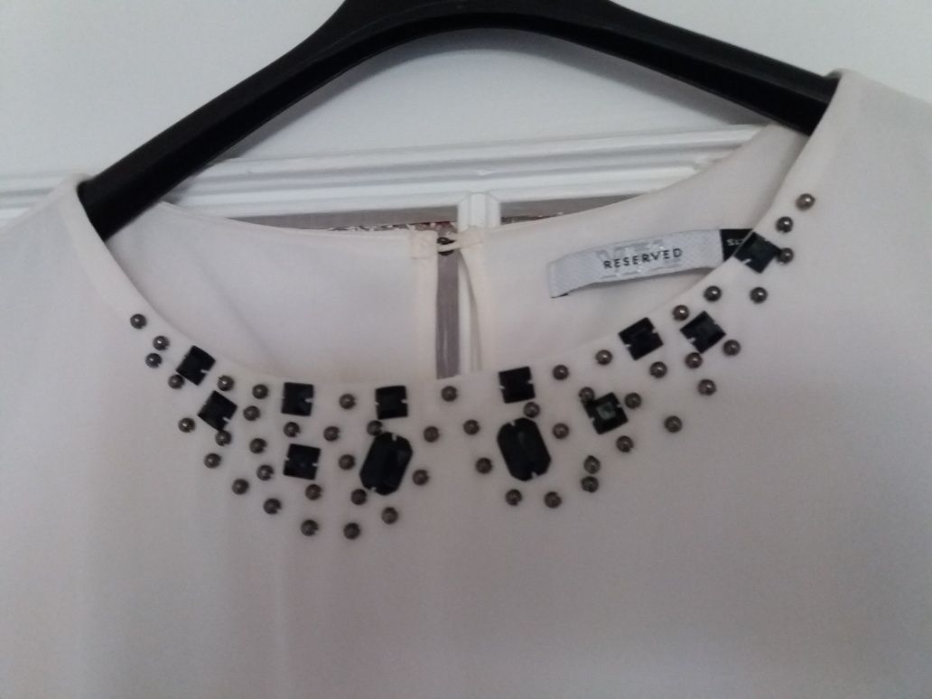 Sukienka ecru Reserved rozm 42