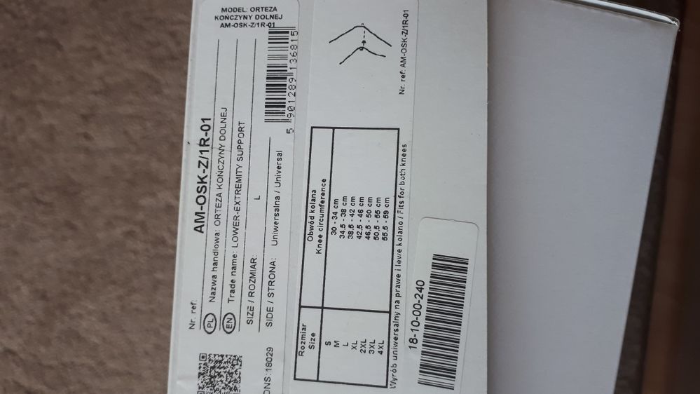 Orteza stabilizator kończyny dolnej L Reh4mat
