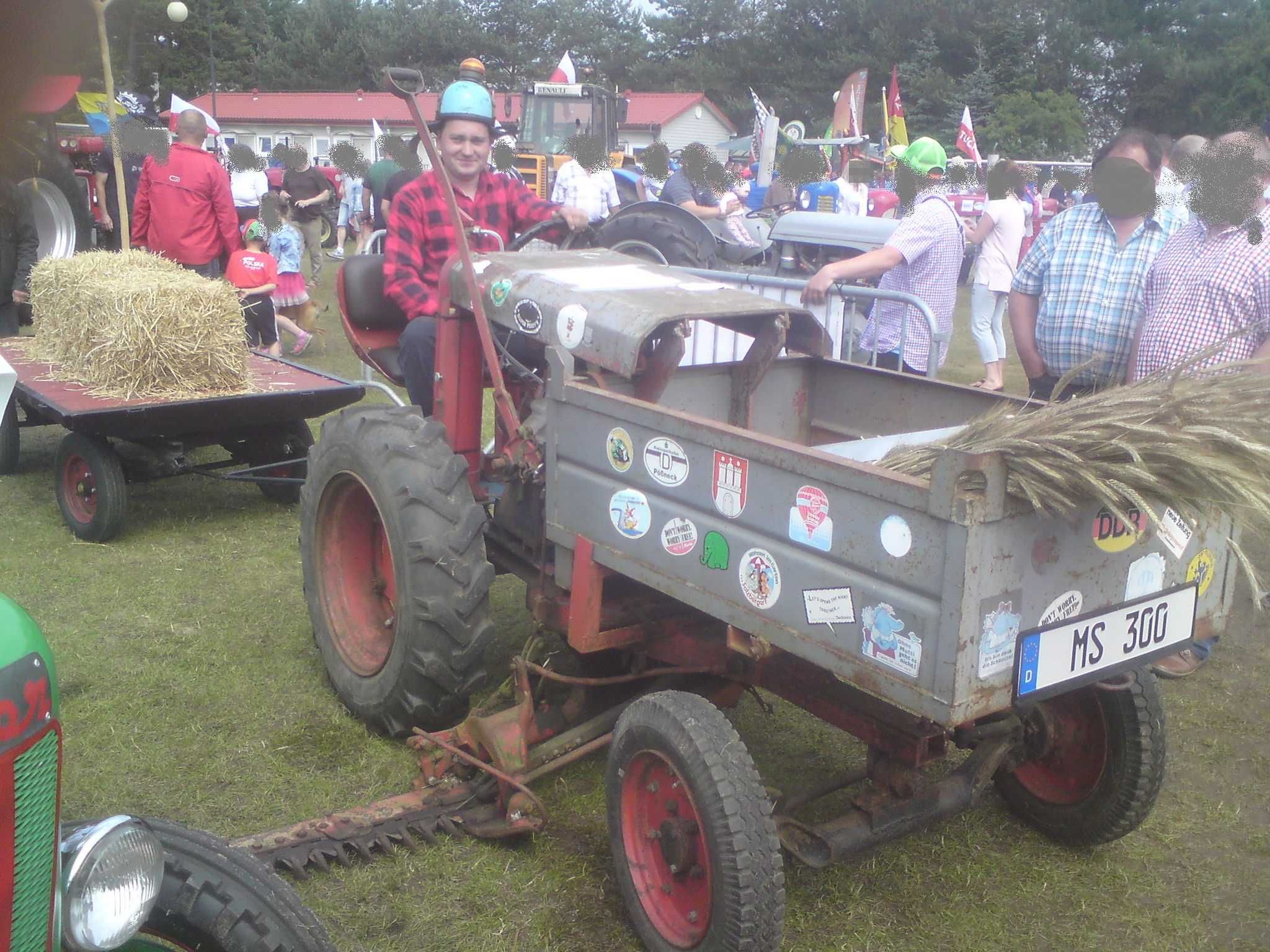 zabytek kosiarka samojezdna MS 300 ifa barkas EL 308 wozidło wcn - 2