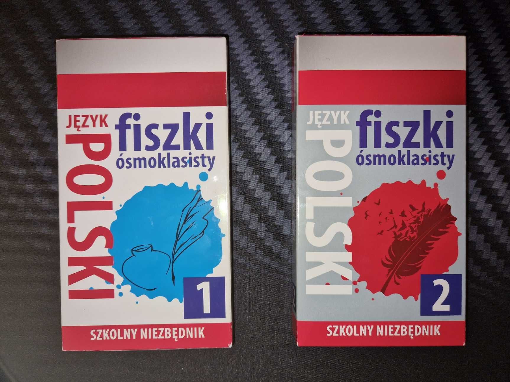 Język polski fiszki ósmoklasisty cz. 1 i 2
