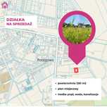 Działka budowlana w Potęgowie 1261 m² | media | spokojna okolica