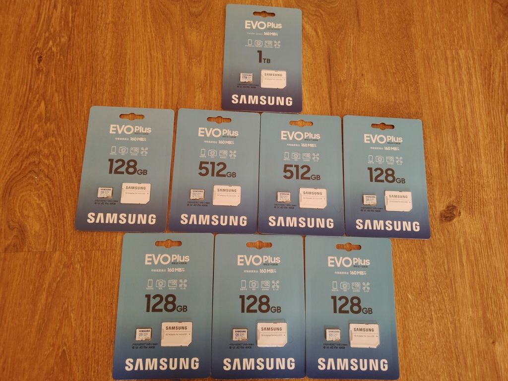 Оригінальна карта пам'яті micro SD Samsung Evo Plus  128GB, 512GB, 1Т