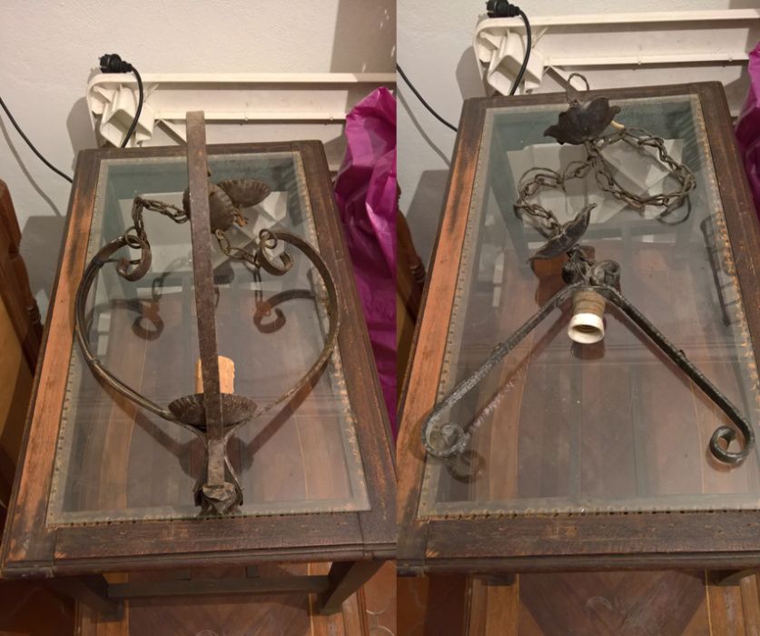 Candeeiros antigos vintage