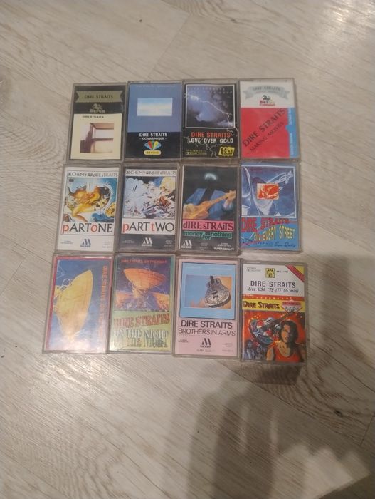 Sprzedam dyskografię plus live  Dire Straits na kasetach