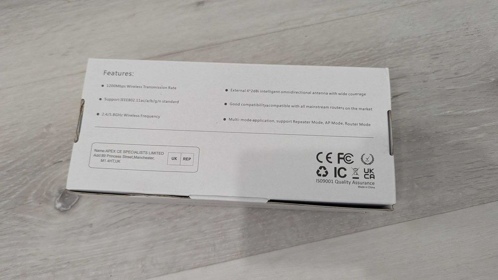 WiFi Extender 1200Mbps ретранслятор, репітер підсилювач сигналу
