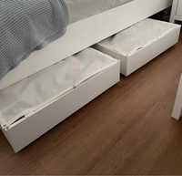 IKEA VARDO pojemnik na pościel szuflady pod łóżko 2 szt 65 x 70 cm
