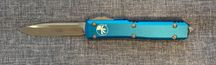 Microtech Ultratech Drop Point Apocalyptic Blue - топовий викидний ніж