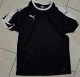 Puma T- Shirt, męska koszulka sportowa L/XL czarna logowana jak nowa