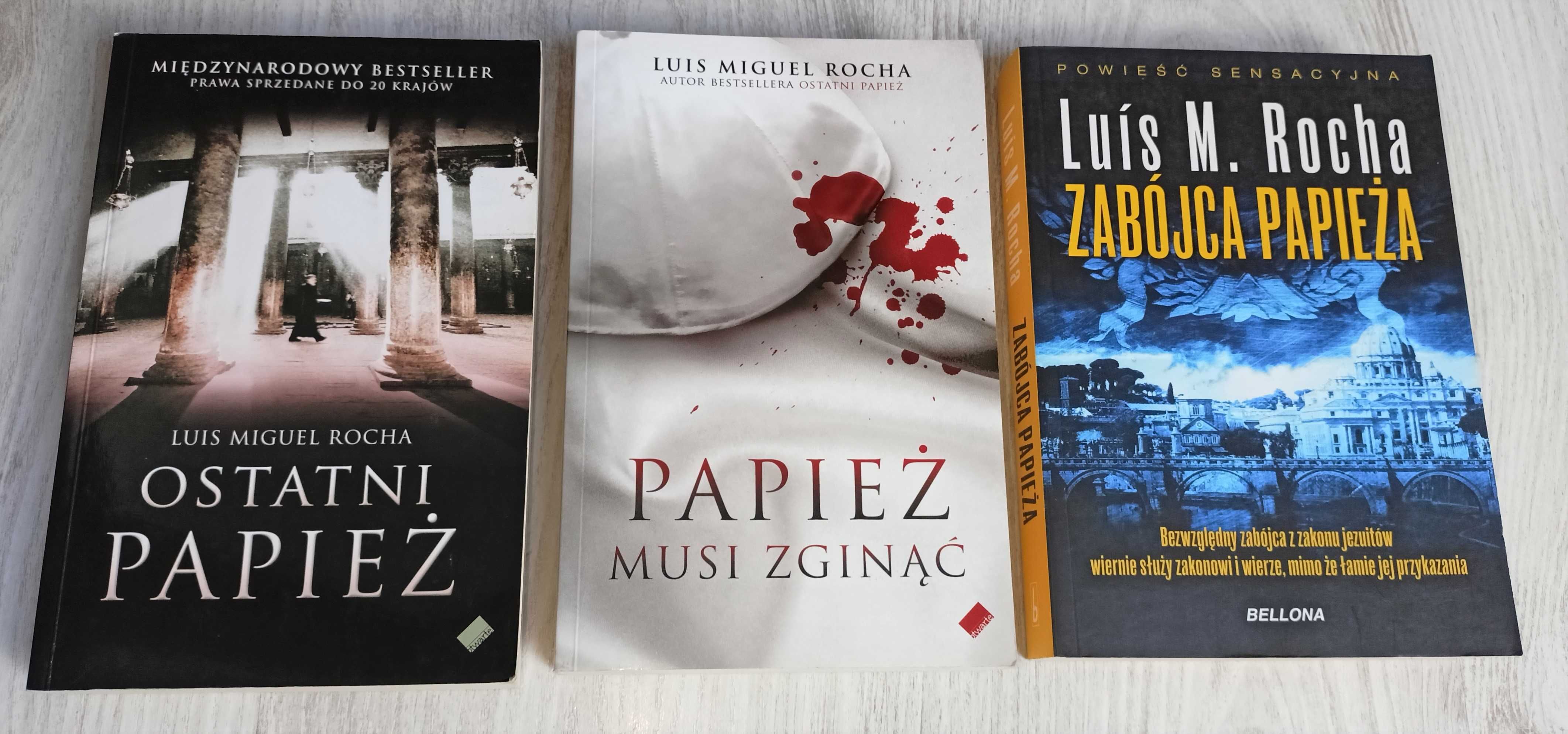 3x Luis M. Rocha Zabójca papieża + Ostatni papież + Papież musi zginąć