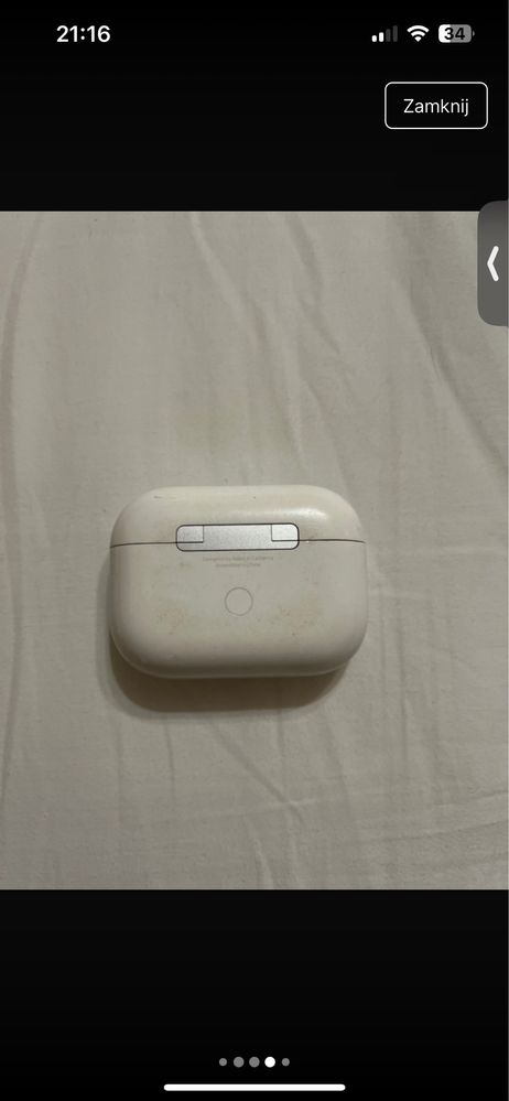 Airpods pro z pudełkiem