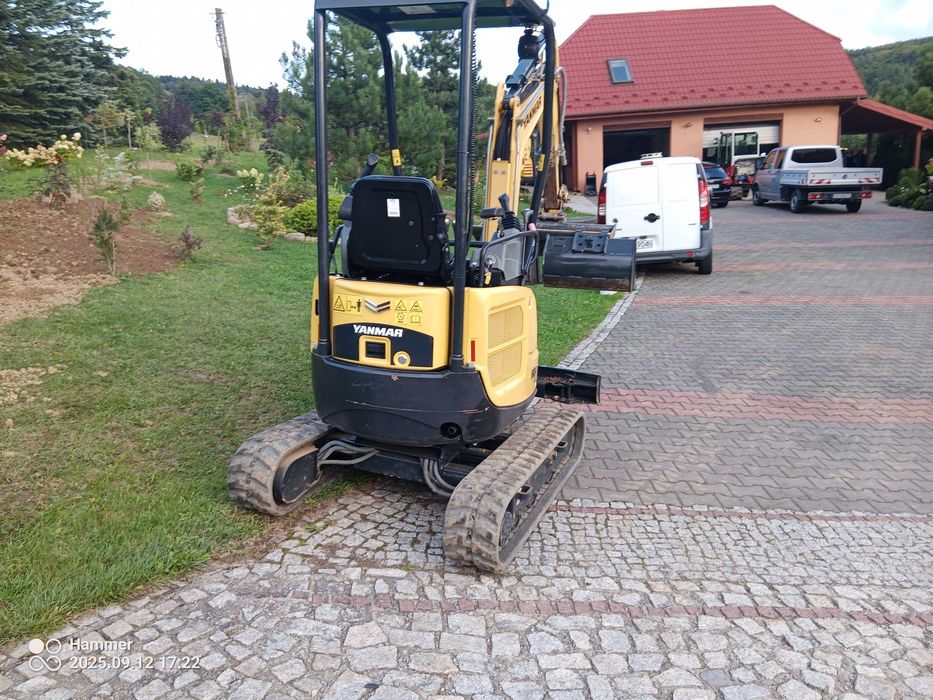 Minikoparka Yanmar VIO17, rok 2022