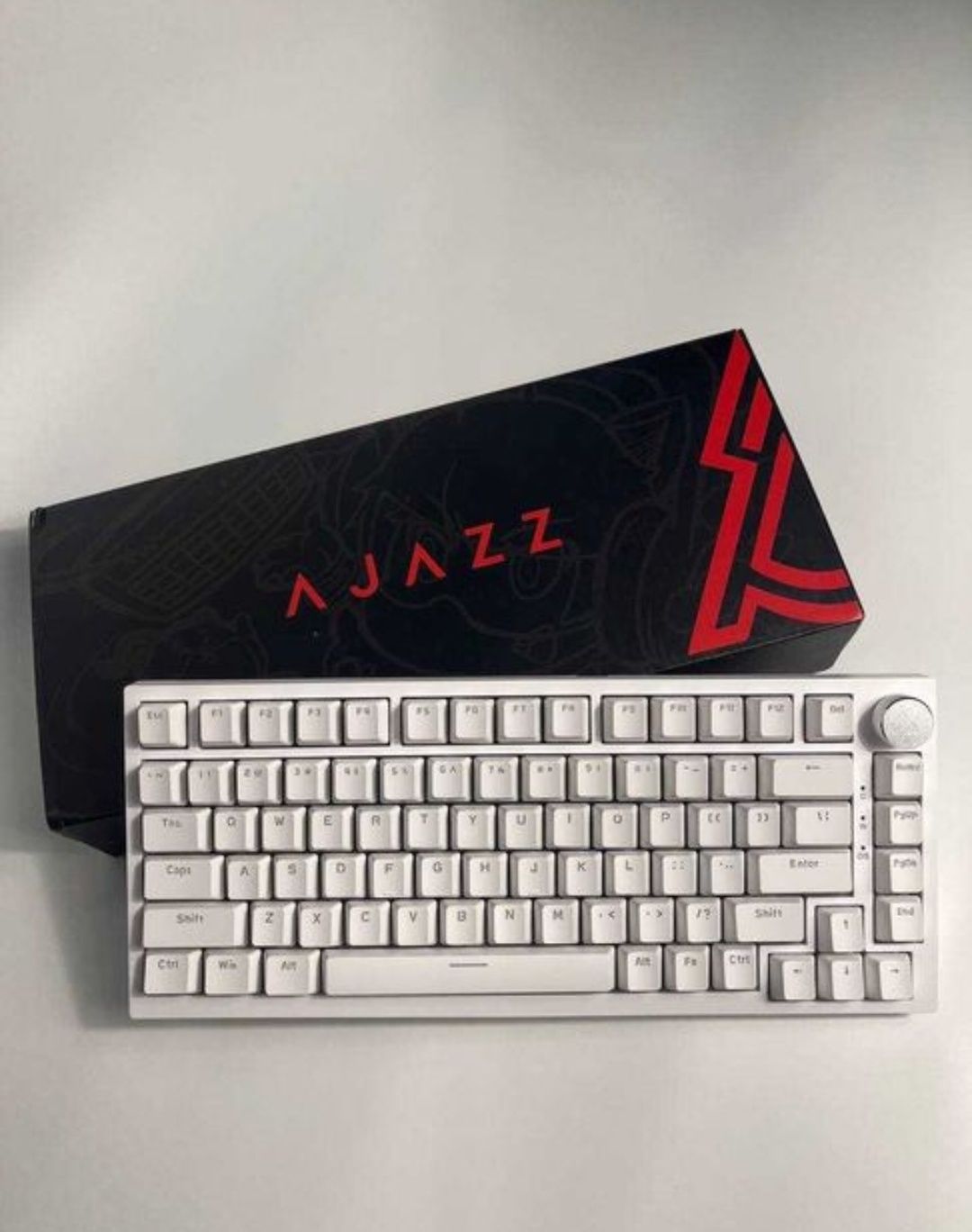 МЕГА РОЗПРОДАЖ! Ігрова Клавіатура Ajazz AK820 (White)