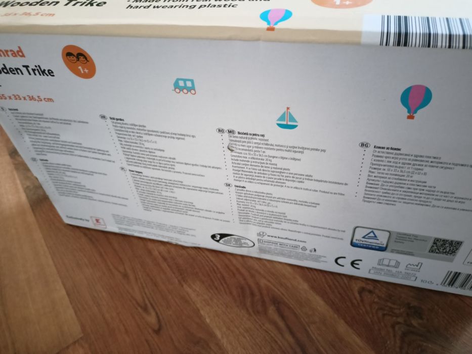 NOWY PLAYTIVE jeździk dla dzieci rowerek biegowy 1+