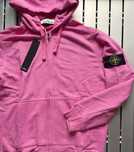 Зіп худі Stone Island Кофта Стоне Ісланд Зип худи розовый Стон Айленд