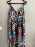 Vestido de alças com padrão