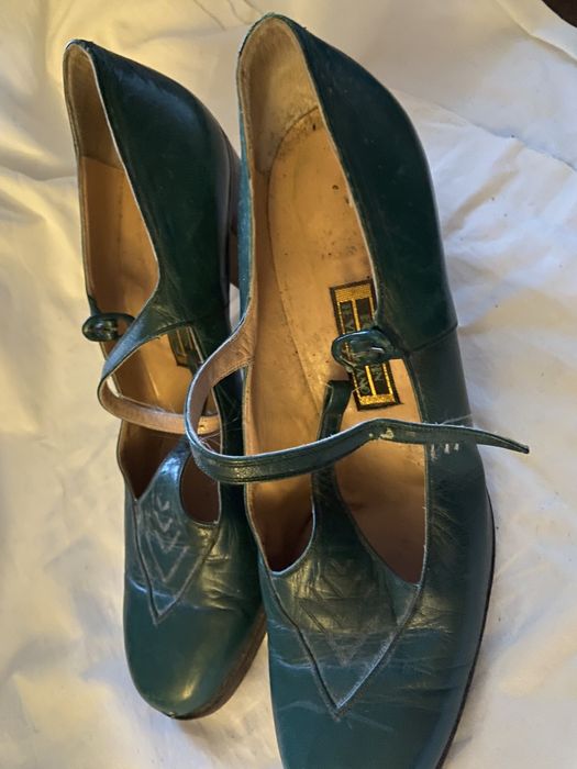 Pantofle damskie, zielone