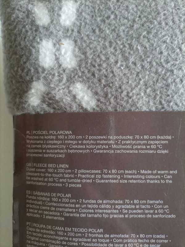 NOWA pościel polarowa 160x200