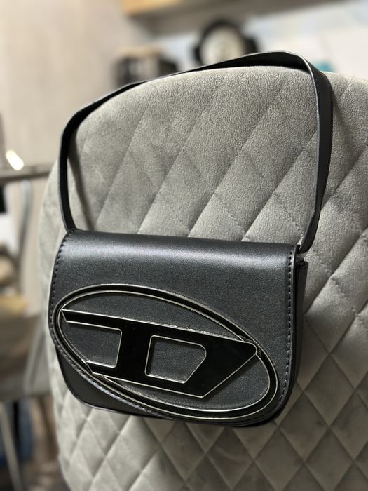 Сумка жіноча клатч в стилі Diesel Дизель чорна