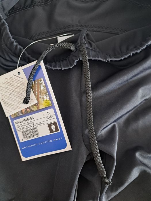 Spodnie/ getry rowerowe bez wkładki unisex SHIMANO - rozmiar S - nowe