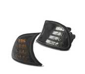 PISCAS FRONTAIS LED PARA BMW E46 99-01 C C BLACK PRETO
