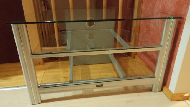 Stolik szklany pod telewizor