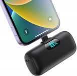 Mini Powerbank USB C 5000 mAh, 15 W PD 3.0 A szybkie ładowanie LCD