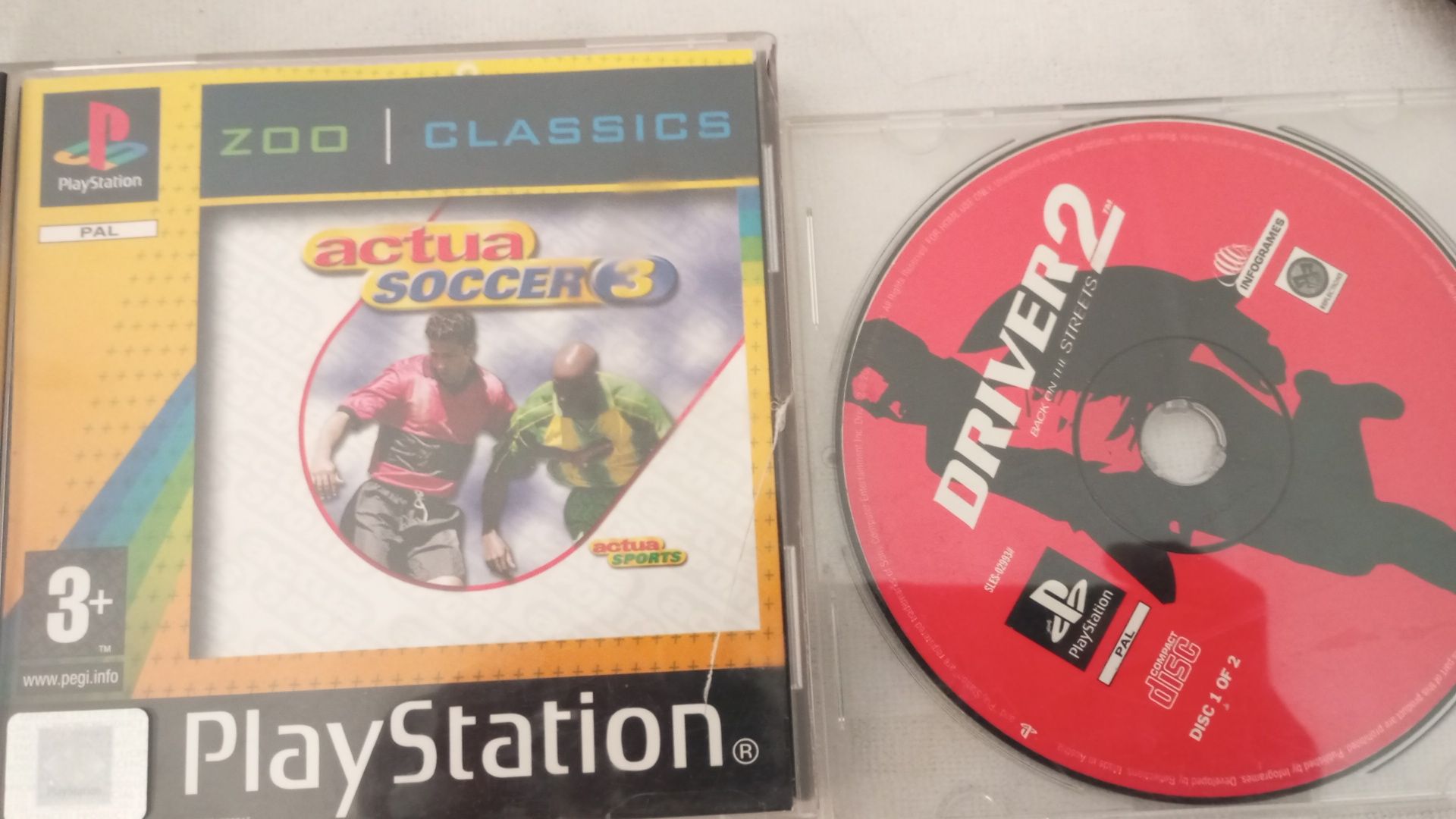 PlayStation 1 + 2 jogos