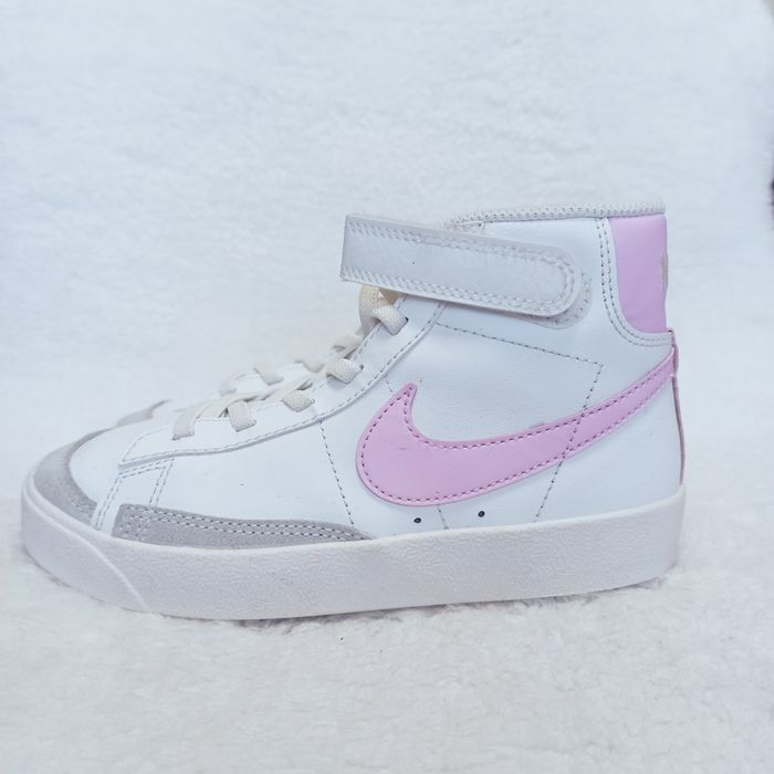 Оригінал NIKE Шкіряні черевички,хайтопи для дівчинки, 31.5 розмір,21см