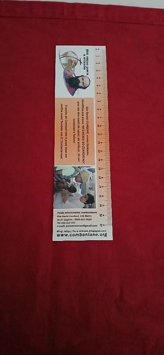 Marcador de livro, Irmãs Missionárias Combonianas
