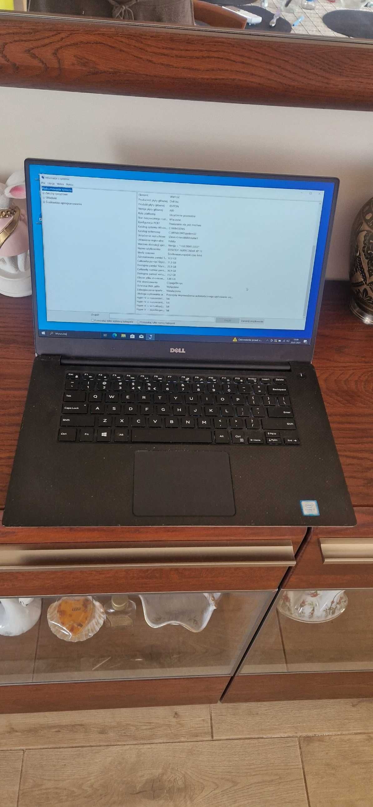 DELL XPS 15     9560 32GB Ram, Dedykowana Karta Graficzna GTX 1050