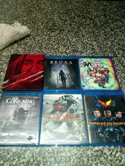 11 blu rays originais e 1 serie alguns selados
