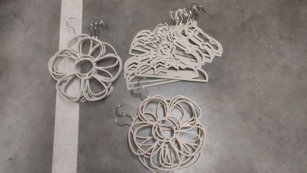 Cabides veludo decorativos