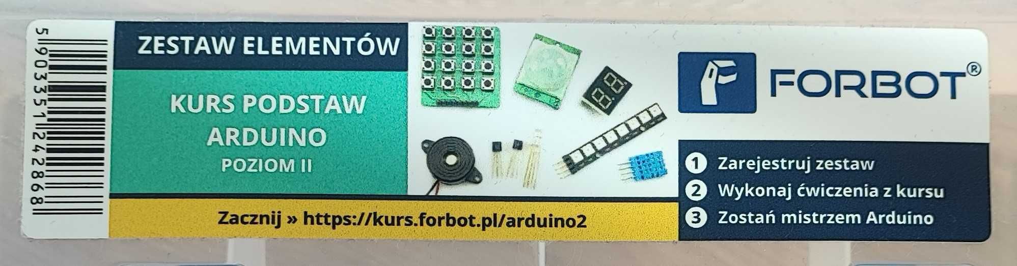 Zestaw FORBOT Mistrz Arduino - pełny zestaw do kursu