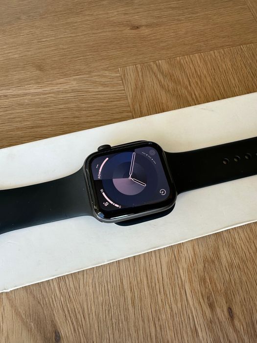 Idealny Apple Watch serii SE 44 mm SPACE GRAY GPS PERFEKCYJNY!