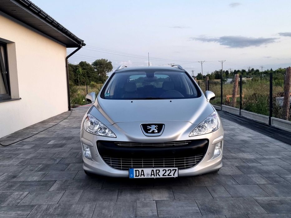 Peugeot 308/2.0HDI/136KM/Automat/7os./Skóra/Tempomat/z Niemiec