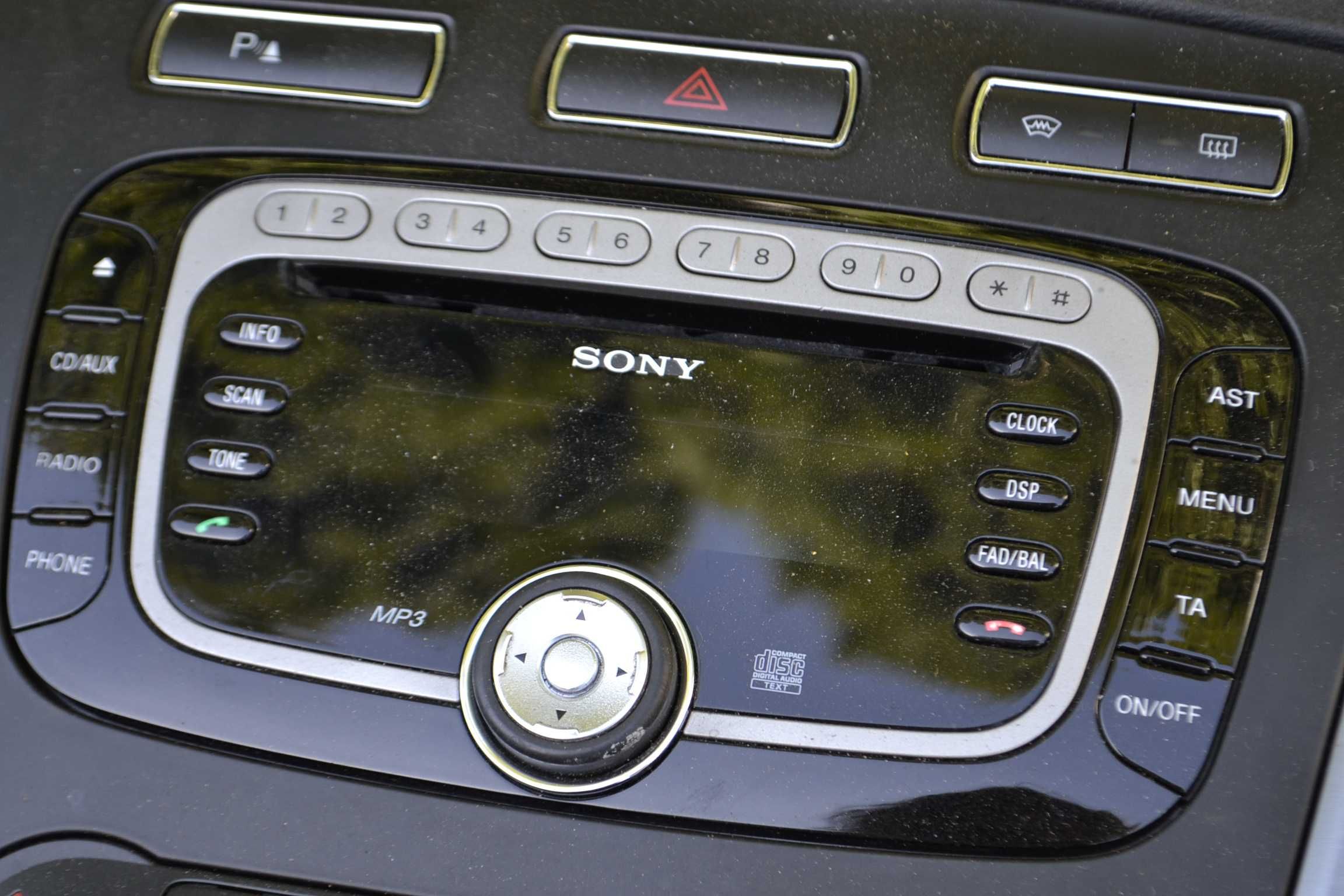 Radio Sony MP3 FORD MONDEO MK4 LIFT wraz z kodem gwarancja legalności