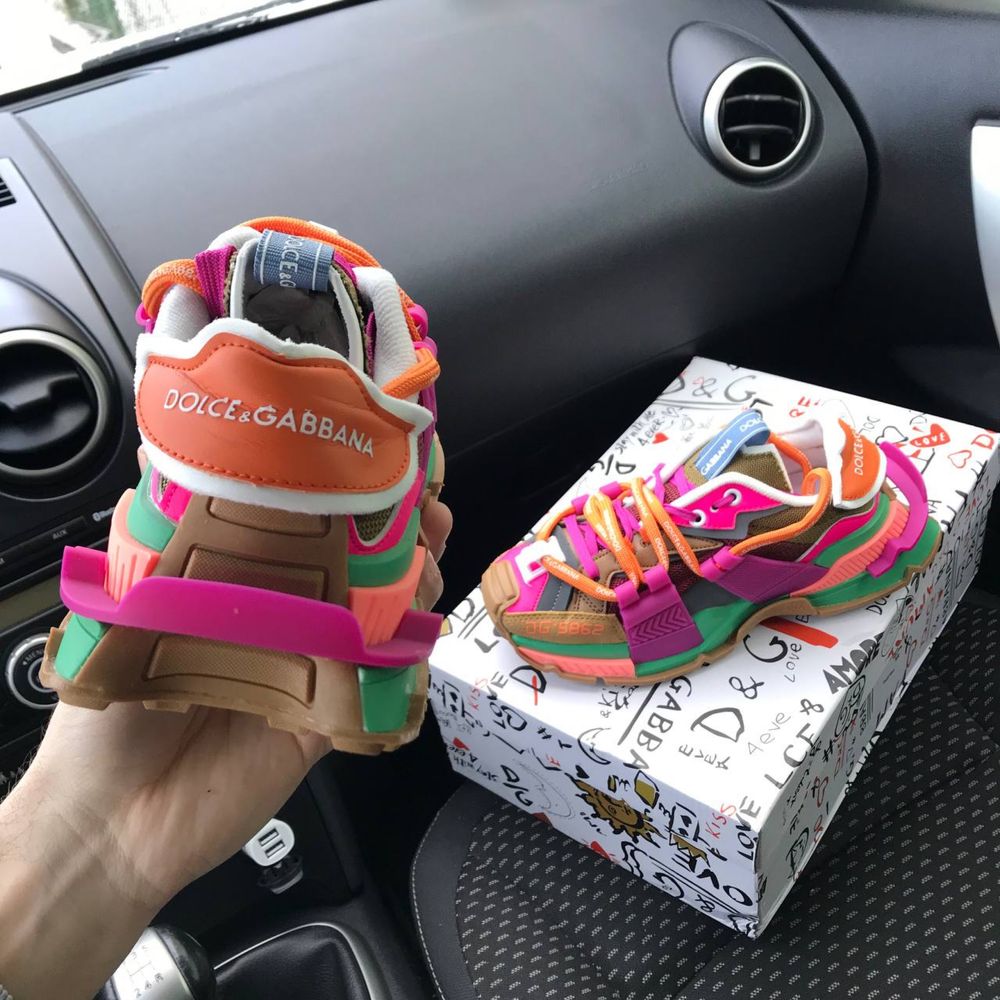 Жіночі кросівки дольче малинові DG Space Multicolor premium