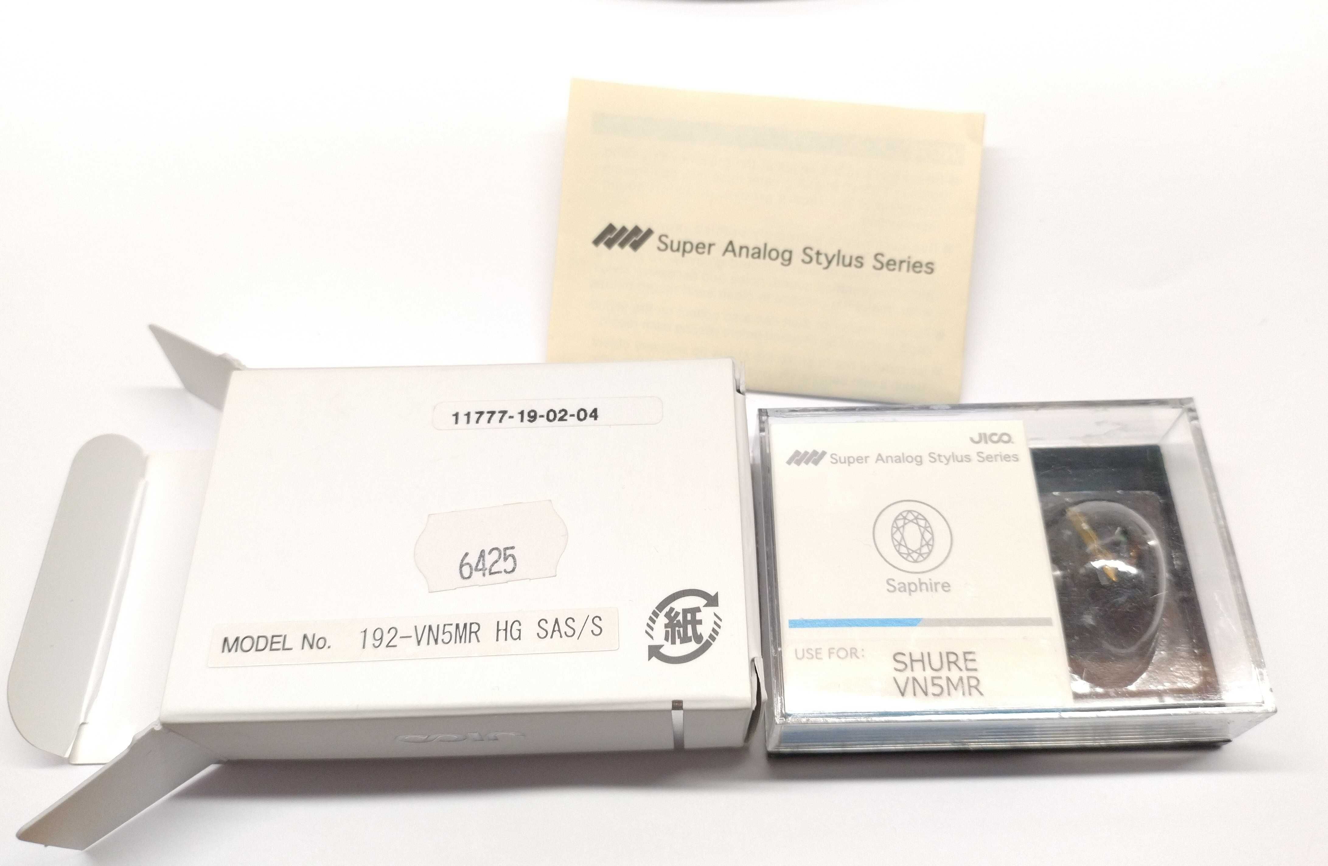 Igła do gramofonu SHURE JICO SAS/B 192-VN5MR