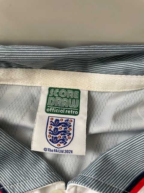 Koszulka piłkarska Anglia retro Score Draw rozmiar XL