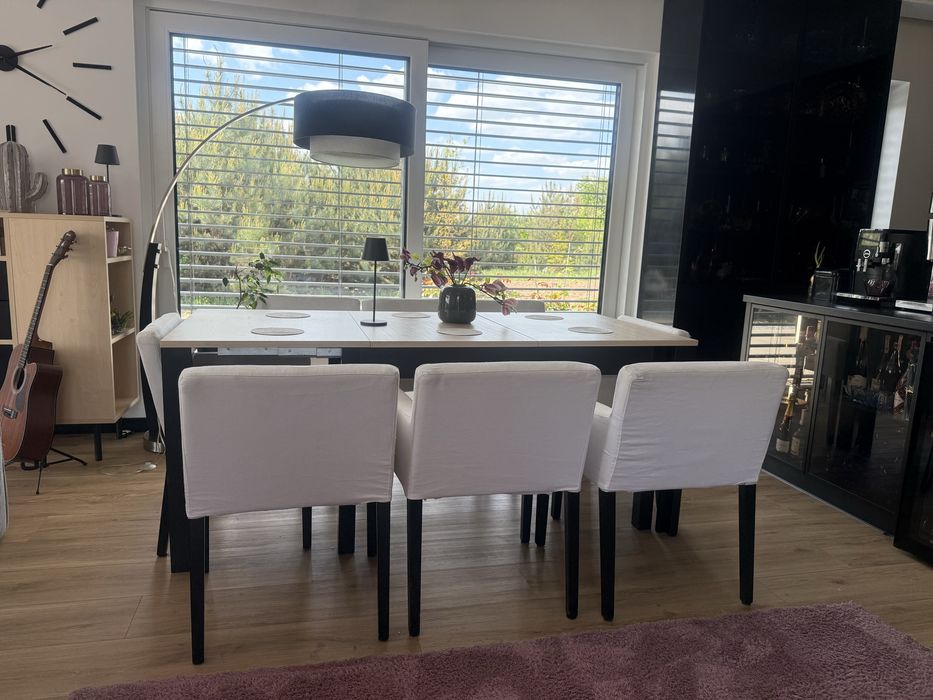8 foteli krzesel klasyk IKEA Nils