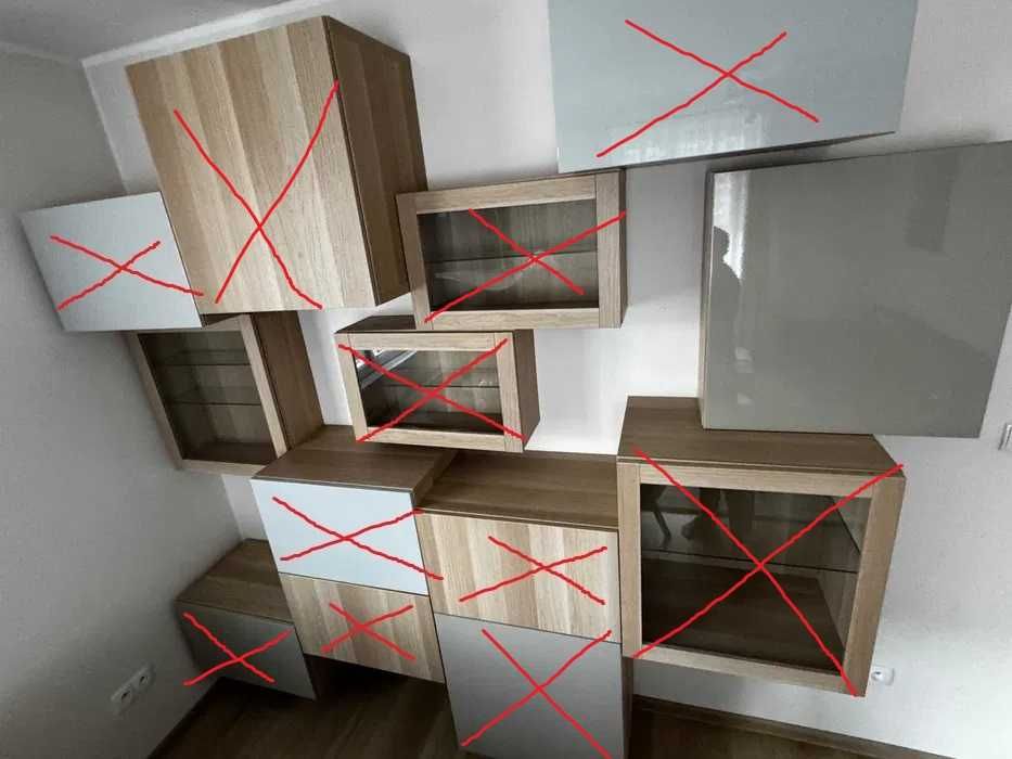 Szafki wiszące IKEA BESTA - stan bardzo dobry
