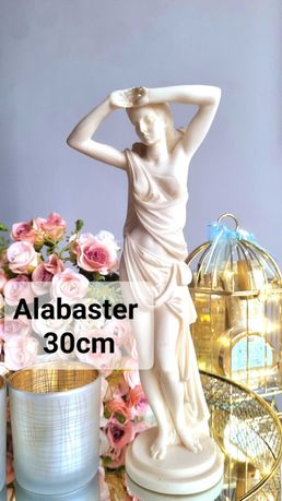 REZERWACJA Bogini Miłości Afrodyta Statuetka Alabaster Handmade 30cm