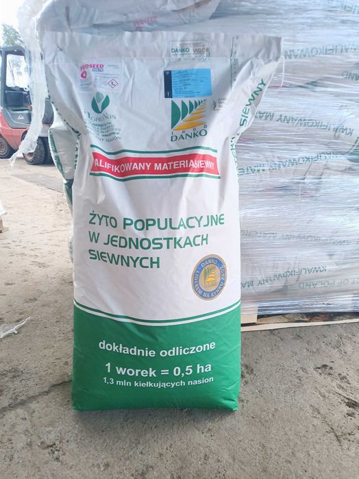 Żyto Dańkowskie RUBIN, Żyto Populacyjne Rubina zaprawiane z centrali