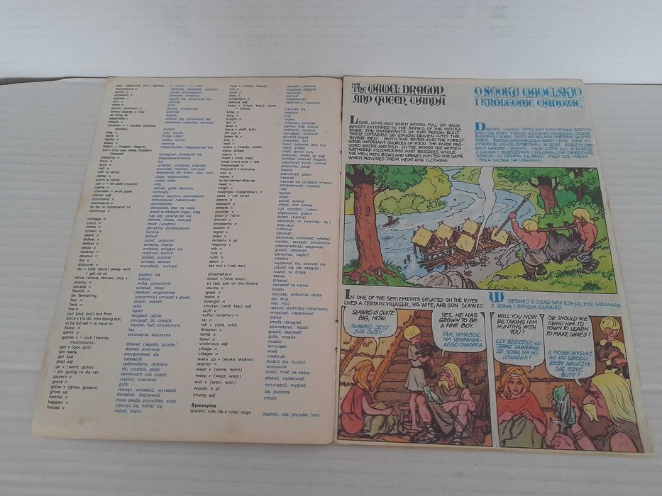 Komiks O SMOKU WAWELSKIM I KRÓLEWNIE Wandzie 1987 wyd. 4 G. Rosiński