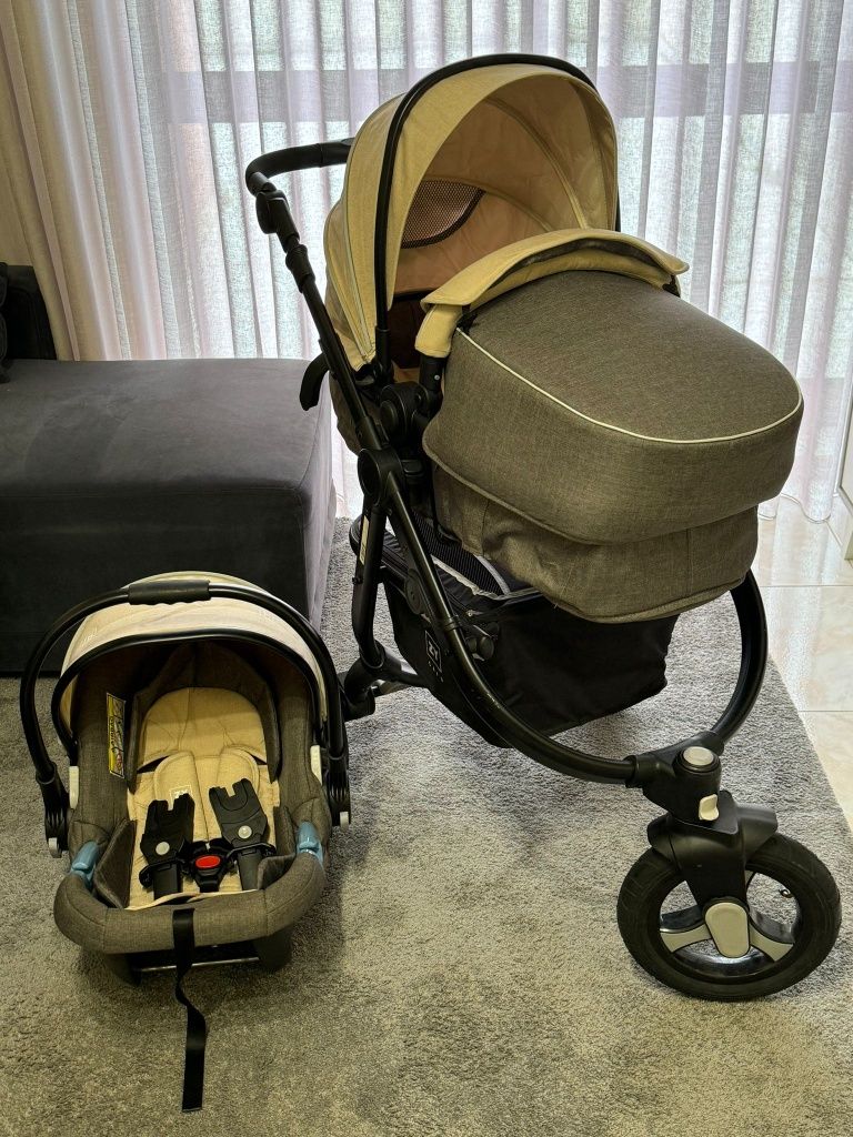 Carrinho bebé Duo Grey/Bege ZY Safe (Zippy)