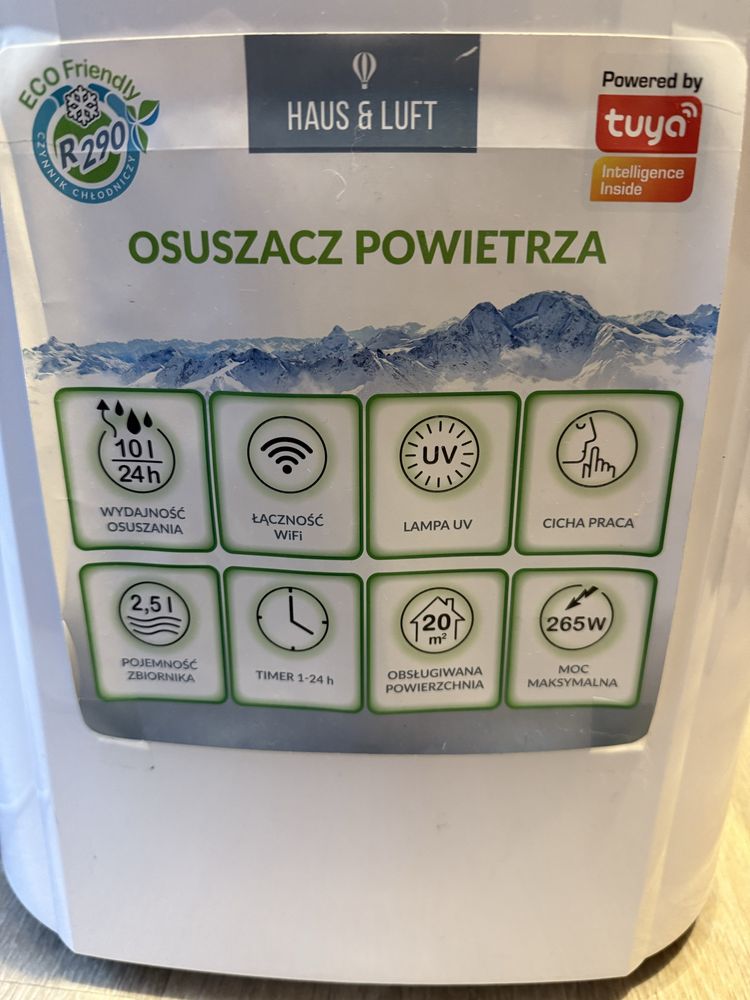 Osuszacz powietrza pochłaniacz wilgoci HAUS & LUFT HL-OS-10/WIFI