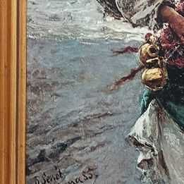 quadro do pintor e aquarelista Rafael Senet