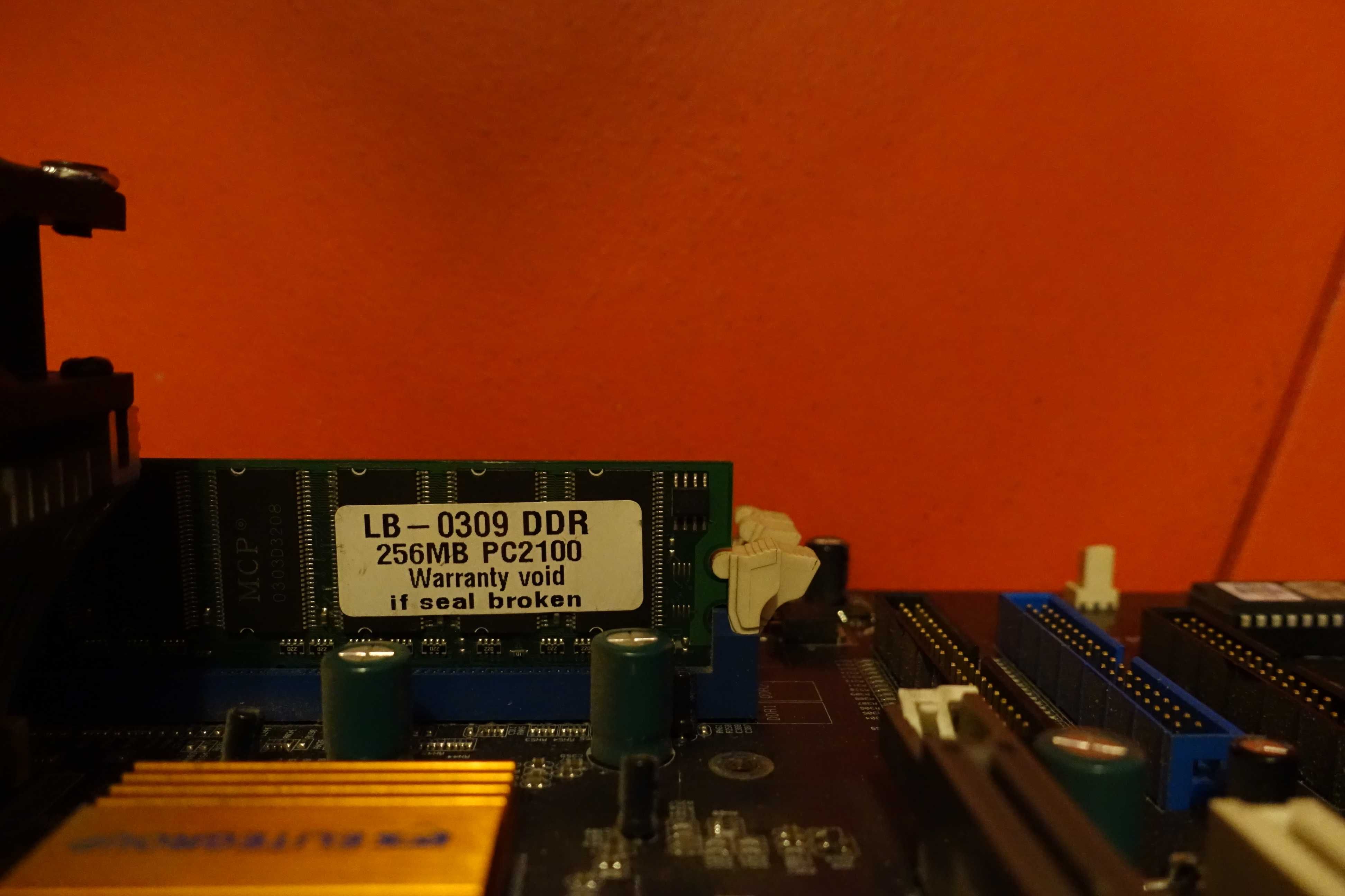 K7S5a płyta główna procesor ram + karta grafiki radeon